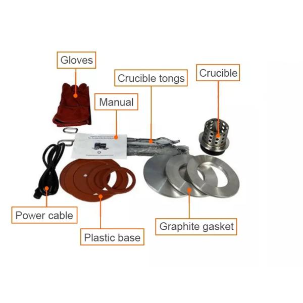 2L Jewelry Melting Furnace Gold Melting Machine With Digital Display