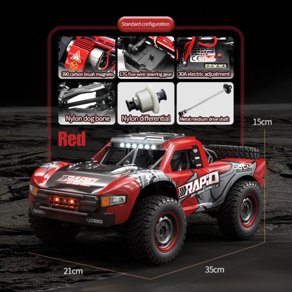 120m Remote Control speed Vehicle Brushless Electric Colour Box Plastic Model