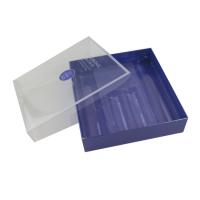 Impressão de caixa de presente de perfume personalizada com tampa transparente e transparente