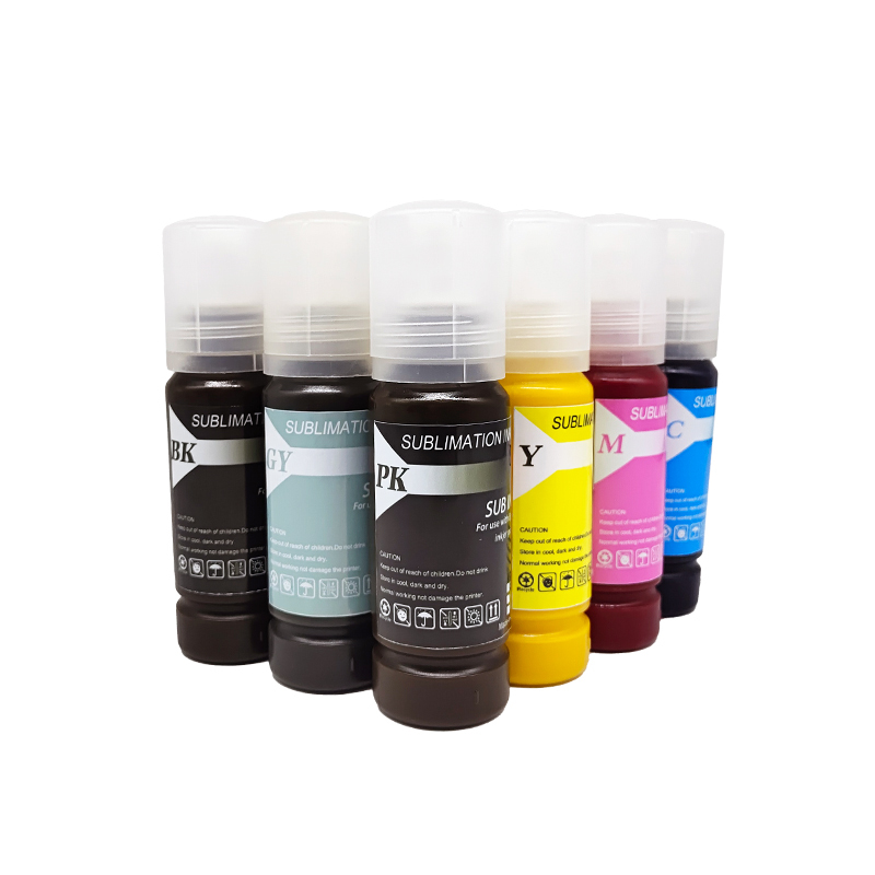 Fcolor Premium New CMY PK Gray T552 552 Sublimation Ink for Epson Ecotank ET 8550 8500