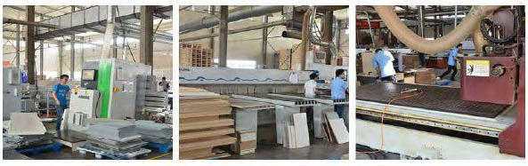 European White Classic Cabinet Doors MDF Board With PVC Film Surface