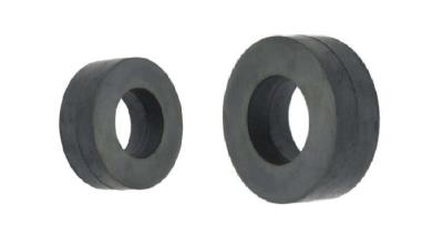 Customized High Performance Ring Ferrite Magnet Charcoal Gray For DC Motor
