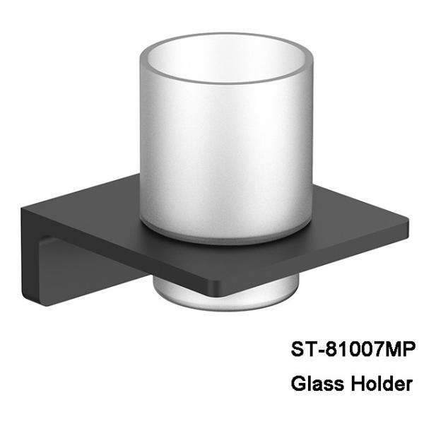 Stainless steel good quality Wall Mounting Paper Holder Toilet Paper Roll Holder Black Color