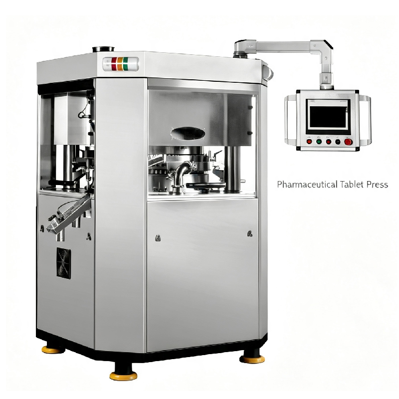 45 Station Double Sided High Output Rotary Tablet Press 100KN Hydraulic 405000 Pcs H For Large Scale Pharmaceutical
