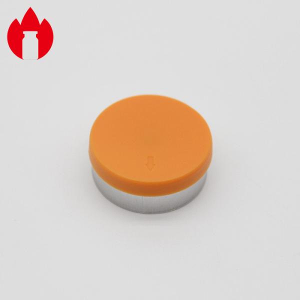 les chapeaux pharmaceutiques de fiole d'injection de 20mm arrachent le type matériel en plastique d'aluminium de pp