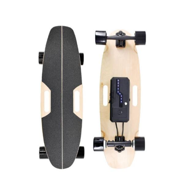 Adults Electric Longboard Deck Skateboard Remote Control Skateboard 700W Hub Motor