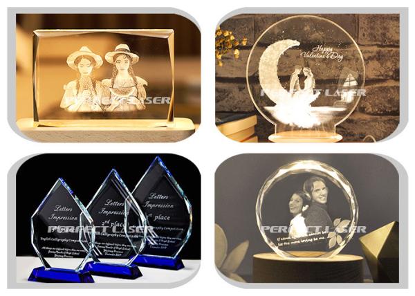 3D Subsurface Inside Glass Crystal Acrylic Laser Engraving Machine For Custom Images