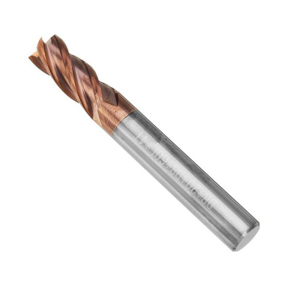 55 moinhos de extremidade contínuos do carboneto de Hrc/4mm 4 Flute ferramentas do CNC do moinho de extremidade