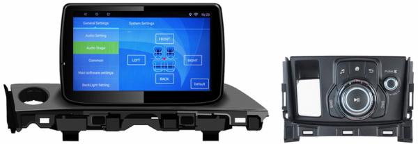Ouchuangbo car video gps nav for Mazda 6 2017 with Bluetooth connection to the phone then play music android 6.0 system