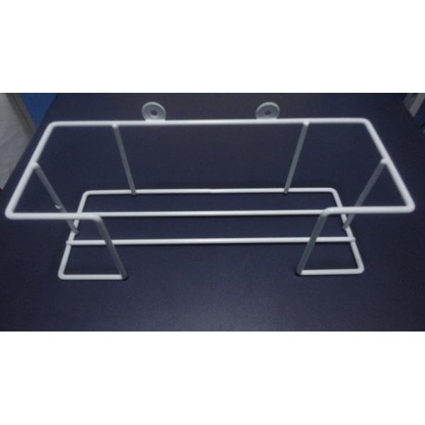 Custom OEM White Wire 22cm 12.2cm Disposable Glove Rack