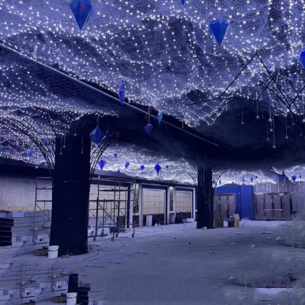 Outdoor Waterproof 300m Purple LED Fairy Lights String Garland for Christmas Holiday Decoration