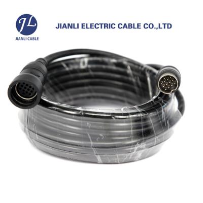 Vehicle Reverse Camera 13 Pin Din Cable , Extension Reverse Wire For Backup Camera
