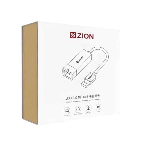 USB3.0/RJ45 Gigabit Network Adapter High Speed USB to Ethernet Adapter for Seamless Gigabit Connectivity