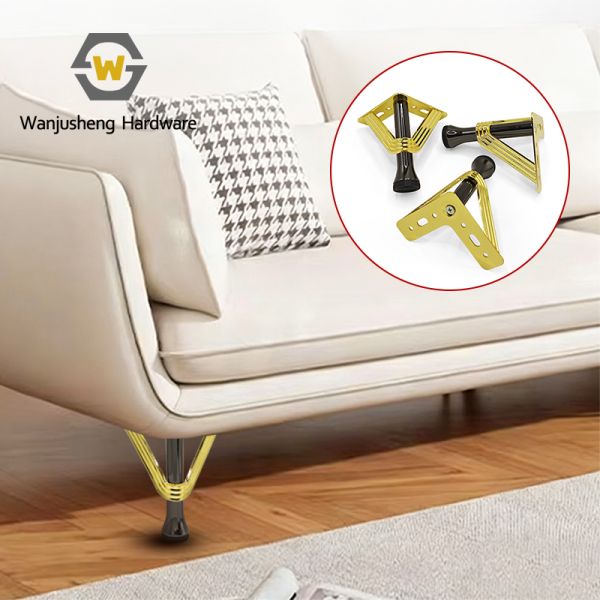 Light Luxury Metal Sofa Legs Versatile for Living Room - Coffee Table & Cabinet Support Legs Furniture Hardware Accessories