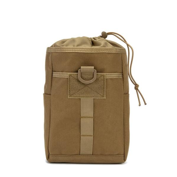 Tactical MOLLE Water-Resistant Foldable Utility Pouch - 1.2L Collapsible Waist Pack for Hiking, Camping & Cycling (4 Colors)