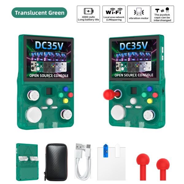 Retro Handheld Game Console DC35V With 4000mAh Battery WlFl Online Fighting Open-Source Linux System