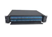 caixa de distribuição de emenda da fibra ótica do painel de remendo 12core da fibra ótica 1u SC/FC/ST/LC
