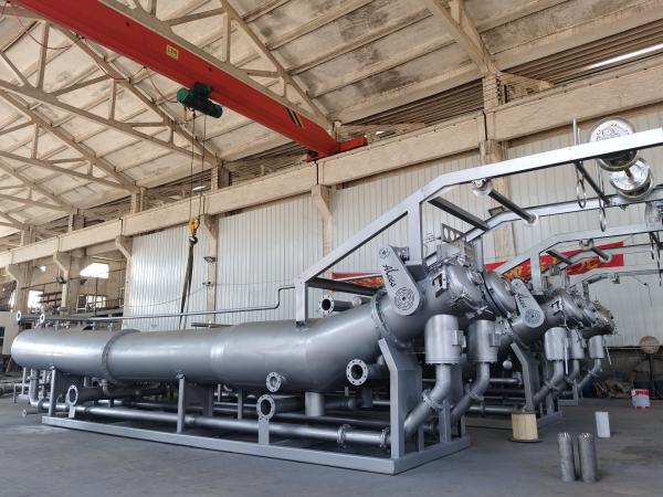 L Shape Woven Fabric Dyeing Machine SUS 316L With SETEX747 Controller