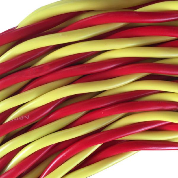 Capa de PVC 2*1,5mm 2*2,5mm 2*4mm 2*6mm Par torcido de cobre