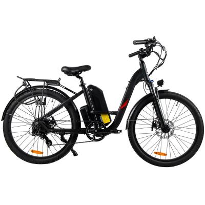 48V Women'S Lightweight Electric Bike Multigear Aluminum Alloy Frame