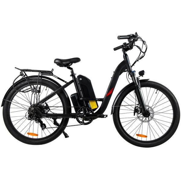 48V Women'S Lightweight Electric Bike Multigear Aluminum Alloy Frame