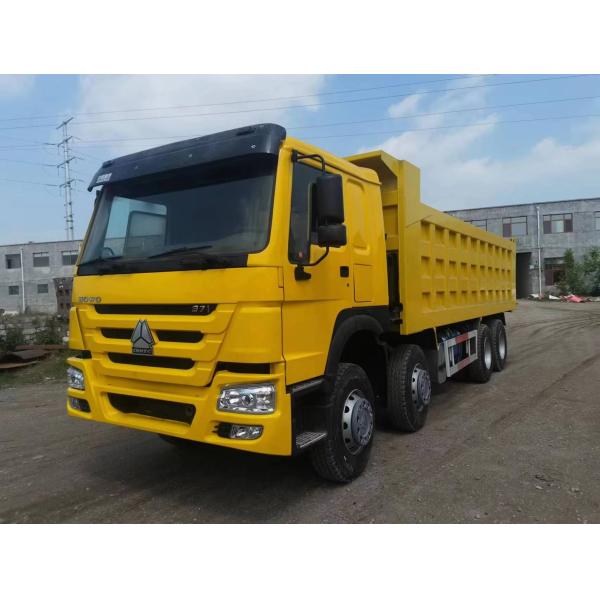 Used Fully Refurbished 371HP 8X4 HOWO Dump Truck with ABS Antilock Braking System