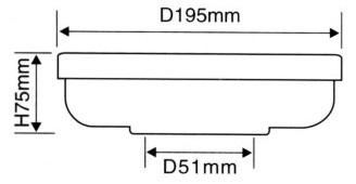 195mm RGB Central Hole Small Fountain Lights 9W Chrome Plating Waterproof IP68
