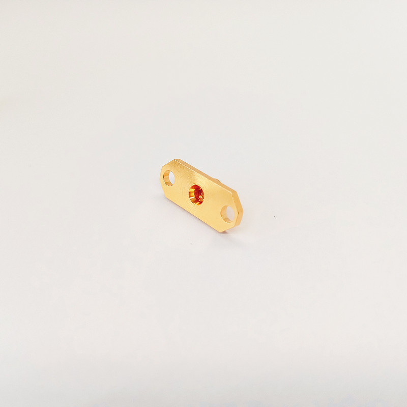 RF Coaxial Connector MINI SMP Male Gold Plated Brass DC-40GHz SMPM PCB Connector For Chassis