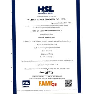 Sunhy Trading (Wuhan) Co., Ltd. Сертификации