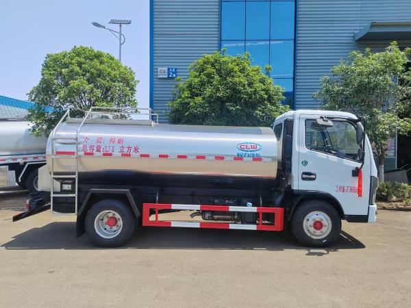 Dongfeng DFAC Stainless Steel Tanker Truck 5000 Liters Milk Tanker Truck