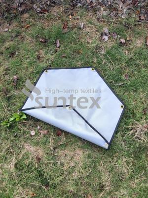 Mat Grill Pads Protect à prova de fogo reusável para a plataforma, pátio, carvão vegetal exterior, fumadores, assoalho de madeira, esteira interna da chaminé