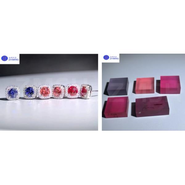 Custom Synthetic Colored Sapphire Gemstone Ring Royal Blue Handcrafted Jewelry