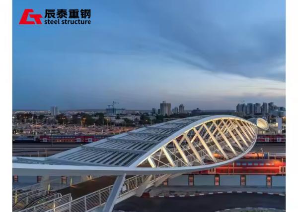 Prefabricated Steel Structure Truss Bridge Construction Hot Dip Galvanized