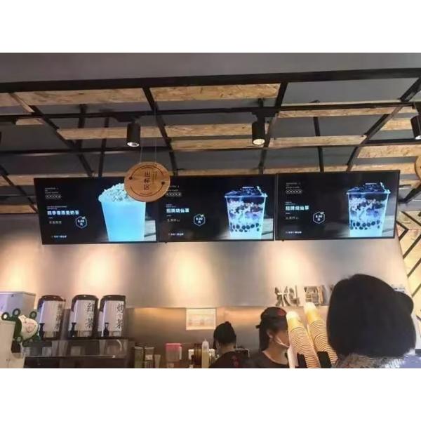 4mm Bezel 43 Inch Digital Signage Wall Mounted For Restaurant Or Bars