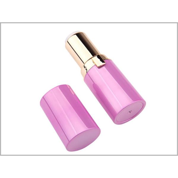 Customized Noble Purple Empty Lipstick Tubes Abs Plastic Cosmetic Tubes
