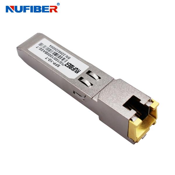 NUFIBER 10/100/1000Mbps Copper Module RJ45 UTP Cat5 SFP-GE-T cable SFP Module 100meters