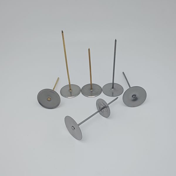 Installations Cupped Head Pin Round Base Steel Weld Pin for Duct Liner System