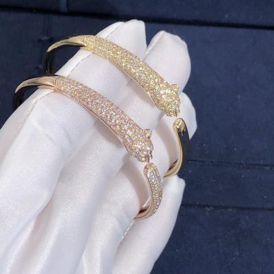 Car Tier 18k Yellow/White/Rose Gold VS/VVS Diamonds PanthèRe De Car Tier Bracelet