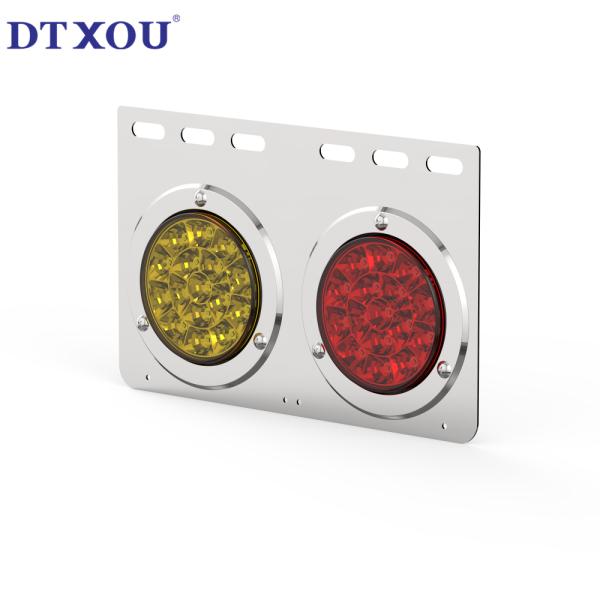 4-inch LED Trailer Tail Light with Waterproof IP67 Rating and Stainless Steel Bracket