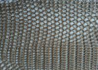 Correio de corrente de bronze antigo Ring Mesh Curtain Facade Architectural Decoration