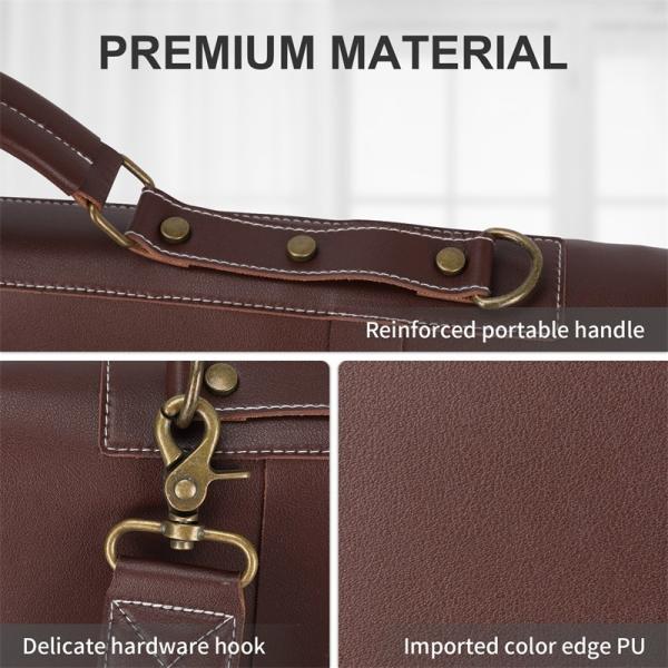 Luxury Folding Knife Storage Bag Leather For Chefs Tactical 20x1.5x9