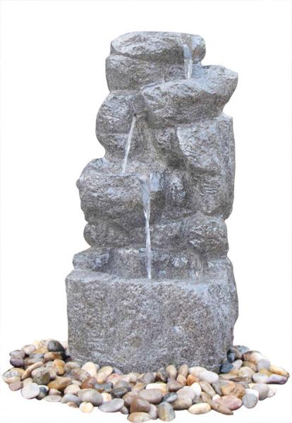 Outdoor Tiered Water Fountains , Tiered Garden Fountains For Home Decoration 