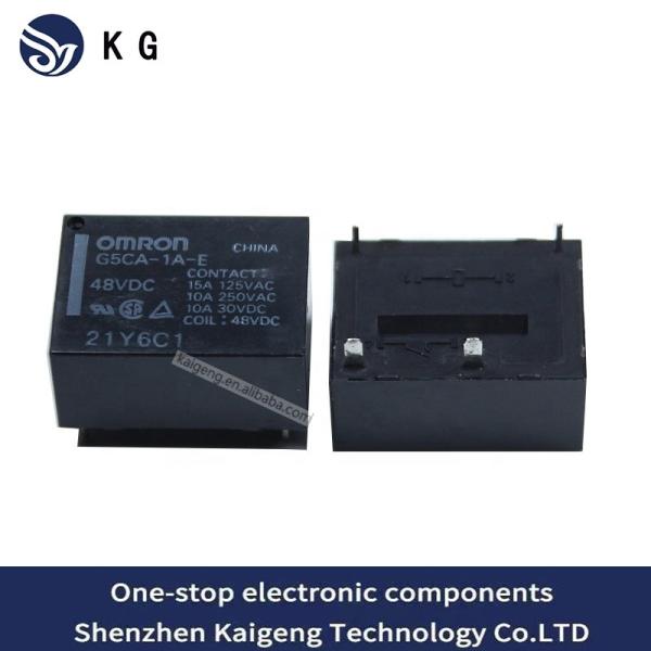 G5CA-1A-E-12VDC Omron Electronics DIP 24VDC 48VDC 100VDC Power Relay 8A 4 Pins