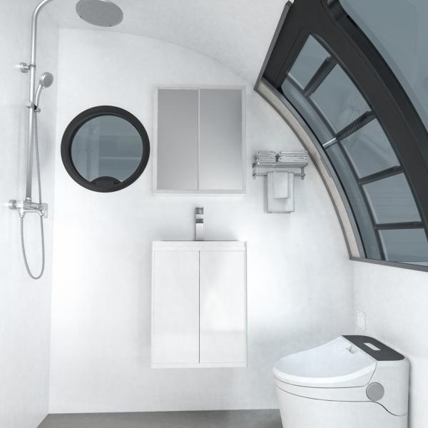 0.735m Tube Dia 1 Bedroom Floating Boat House For Advanced Buyers