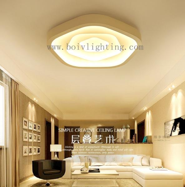 Modern Indoor Iron  Acrylic LED Ceiling Mount Light  For Living Room Hotel BV2137