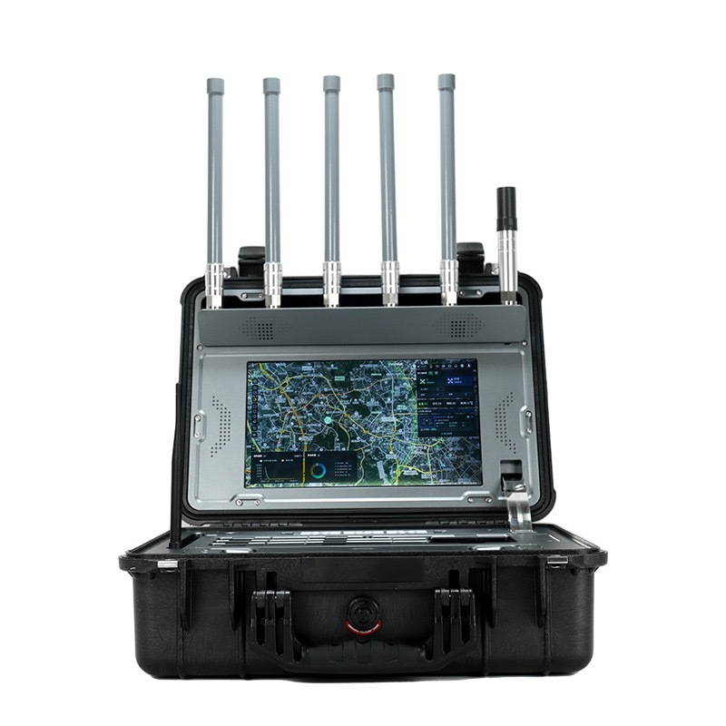 5-10km Long Range Drone Locator Portable FPV Drone Detector Briefcase Style
