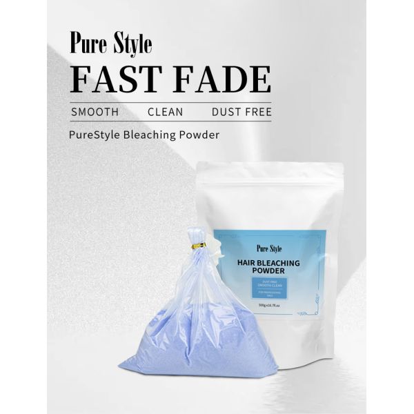 Salon Blue Hair Bleaching Powder Gentle Non Irritating Dust Free 500g OEM