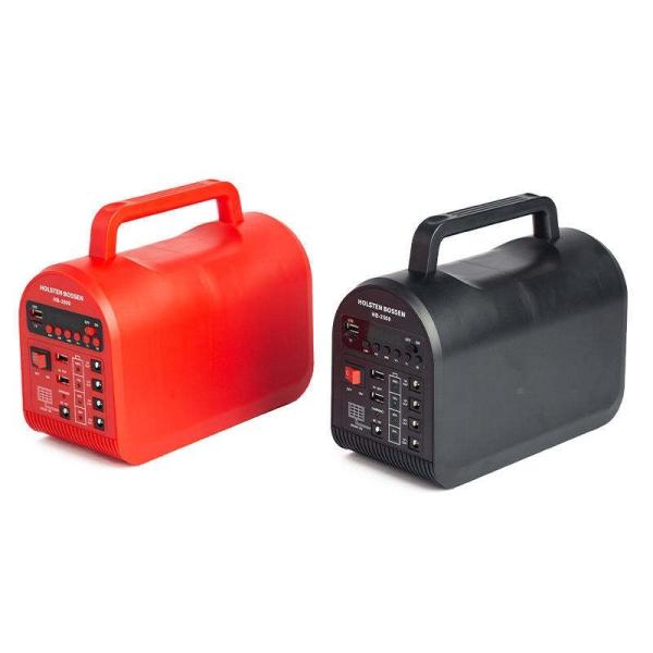 10W Solar Lighting System With 4 Bulbs Portable Mini Outdoor Camping Speaker Radio