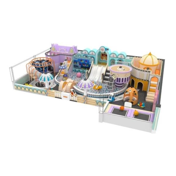 Indoor Play for Children Soft Playground Equipment ASTM Certified at Resort Hotel