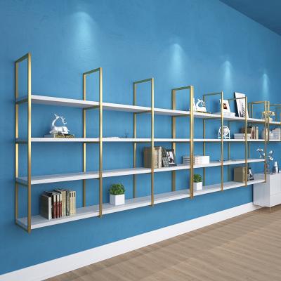 Interior Decorative Stainless Steel Shelf Rack For Shopping Mall